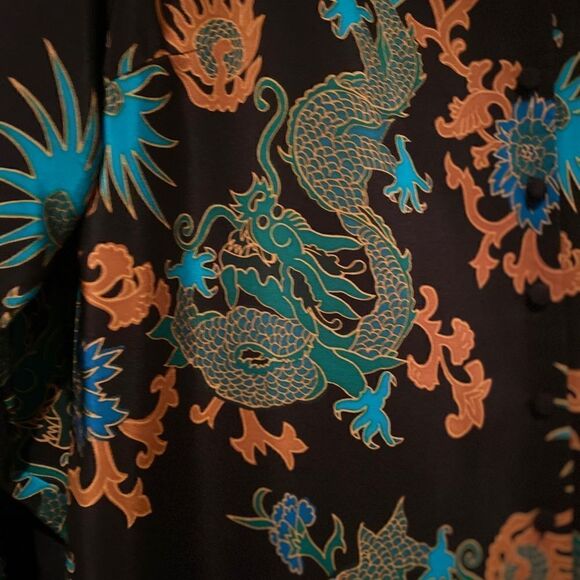 Diane Von Furstenberg 100% Silk Blouse Shirt Size Medium - Picture 3 of 12